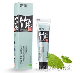新聞竹炭黑牙膏(30g冬青薄荷)