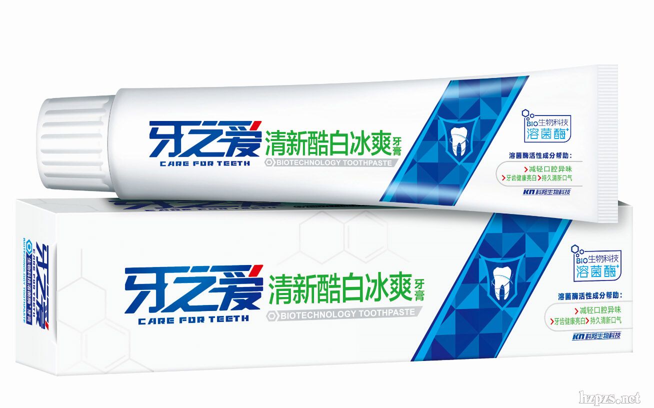 牙之愛清新酷白冰爽牙膏