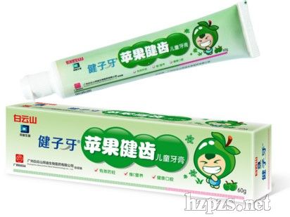 蘋(píng)果健齒兒童牙膏