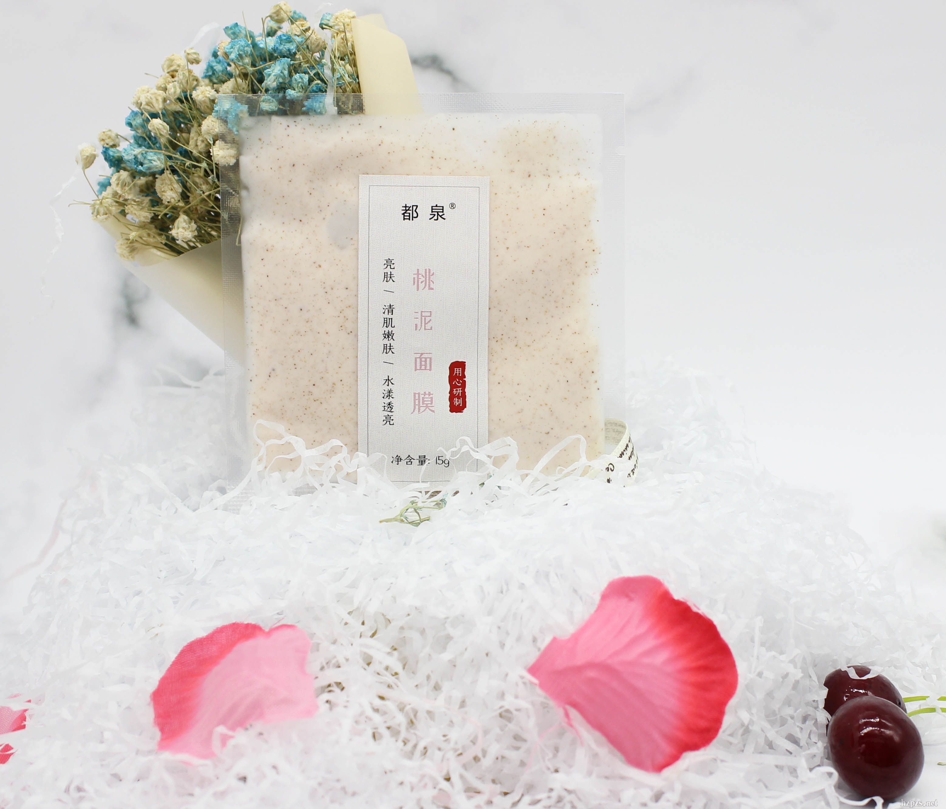 天然桃泥面膜
