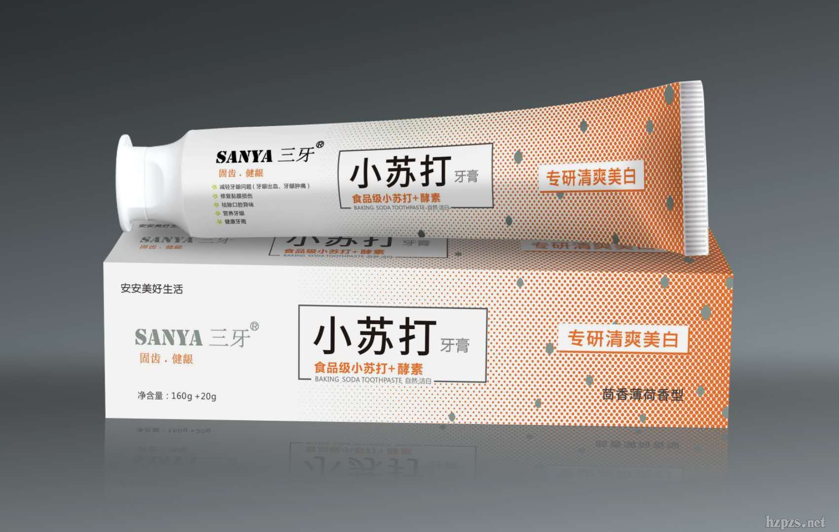 小蘇打牙膏---SANYA三牙