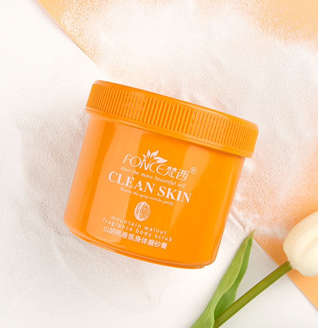 梵西山胡桃香氛身體磨砂膏全身去角質(zhì)250g