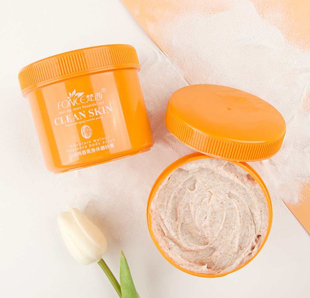 梵西山胡桃香氛身體磨砂膏全身去角質(zhì)250g